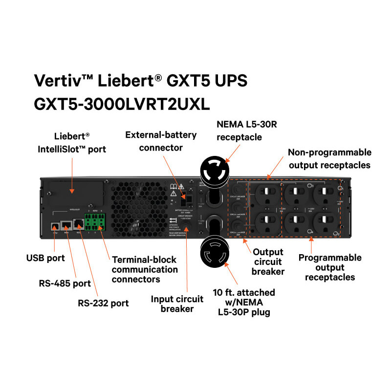 liebert-gxt5-3000va-2700-watts-ups-120v-50-60-hz-includes-4-post-rack-mounting-kit